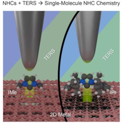 Single-molecule spectroscopic probing of two-dimensional metal image